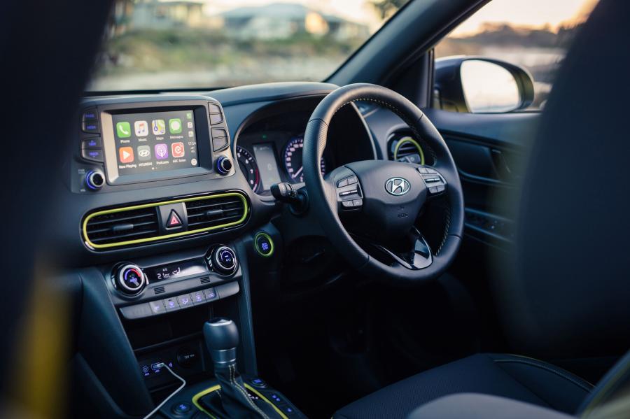 Интерьер Hyundai Kona Highlander 2017 года  (AU) (фото 19 из 41)